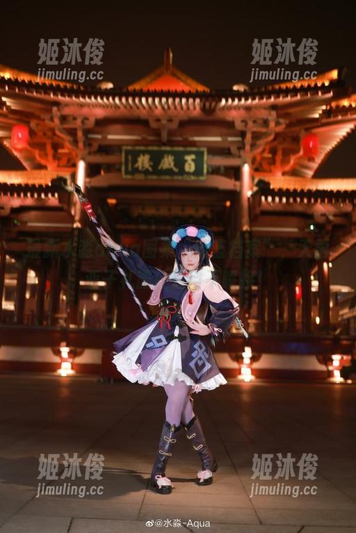 水淼aqua 最新水淼aqua图集“蔚蓝档案”,天雨亚子礼服让你目不暇接!